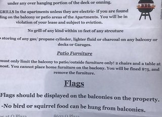 Veteran upset apartment told him to remove flag