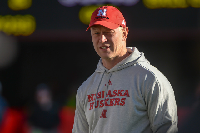 Scott Frost caught shirtless at snowy Huskers practice