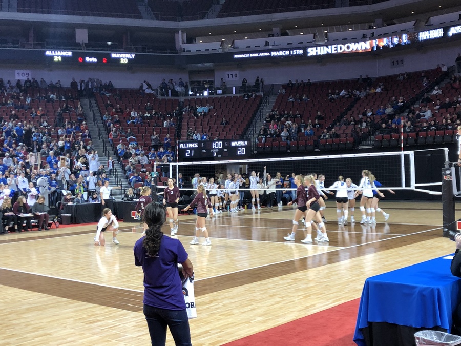 Nebraska High School State Volleyball tournament semifinals Live